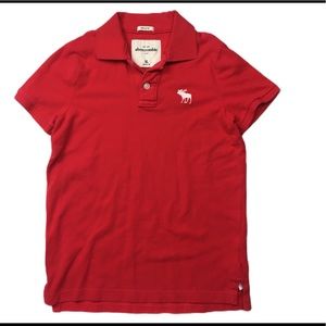 Boys Abercrombie polo t shirt medium muscle fit